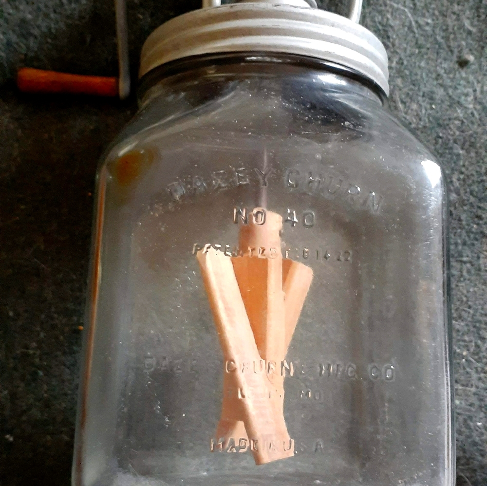 Antique 1920's 4 Quart Dazey Butter Churn
